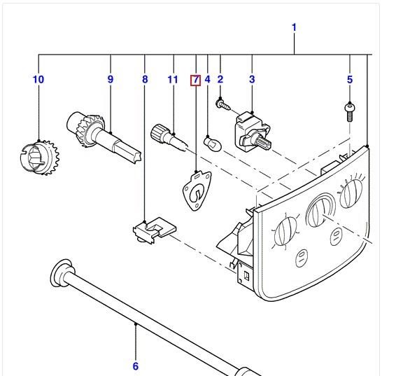 Ford 1 015 308 Spring, bonnet lock fitting 1015308