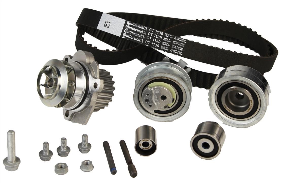 Contitech CT1139WP6 TIMING BELT KIT WITH WATER PUMP CT1139WP6