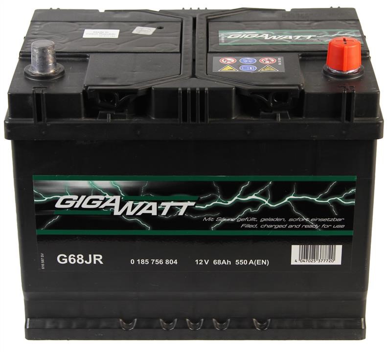 Gigawatt 0 185 756 804 Battery Gigawatt 12V 68AH 550A(EN) R+ 0185756804