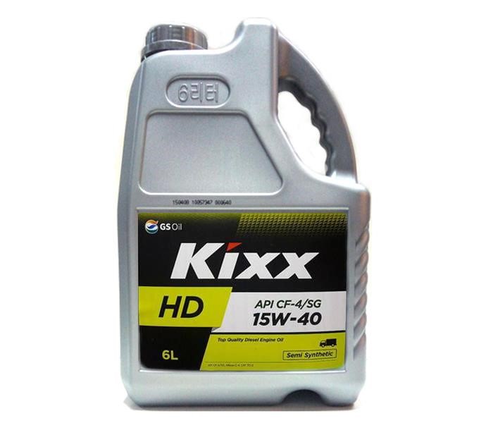 Kixx GS1151436 Motor oil КІХХ HD CF-4/SG 15W-40, 6 l GS1151436
