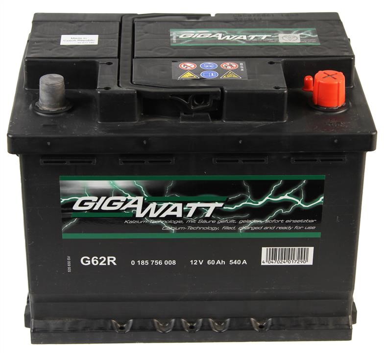 Gigawatt 0 185 756 008 Battery Gigawatt 12V 60AH 540A(EN) R+ 0185756008
