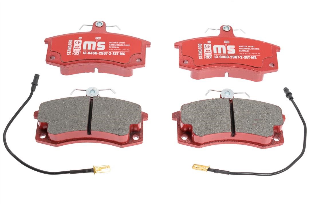 Brake Pad Set, disc brake Master-sport 13046029672-SET-MS