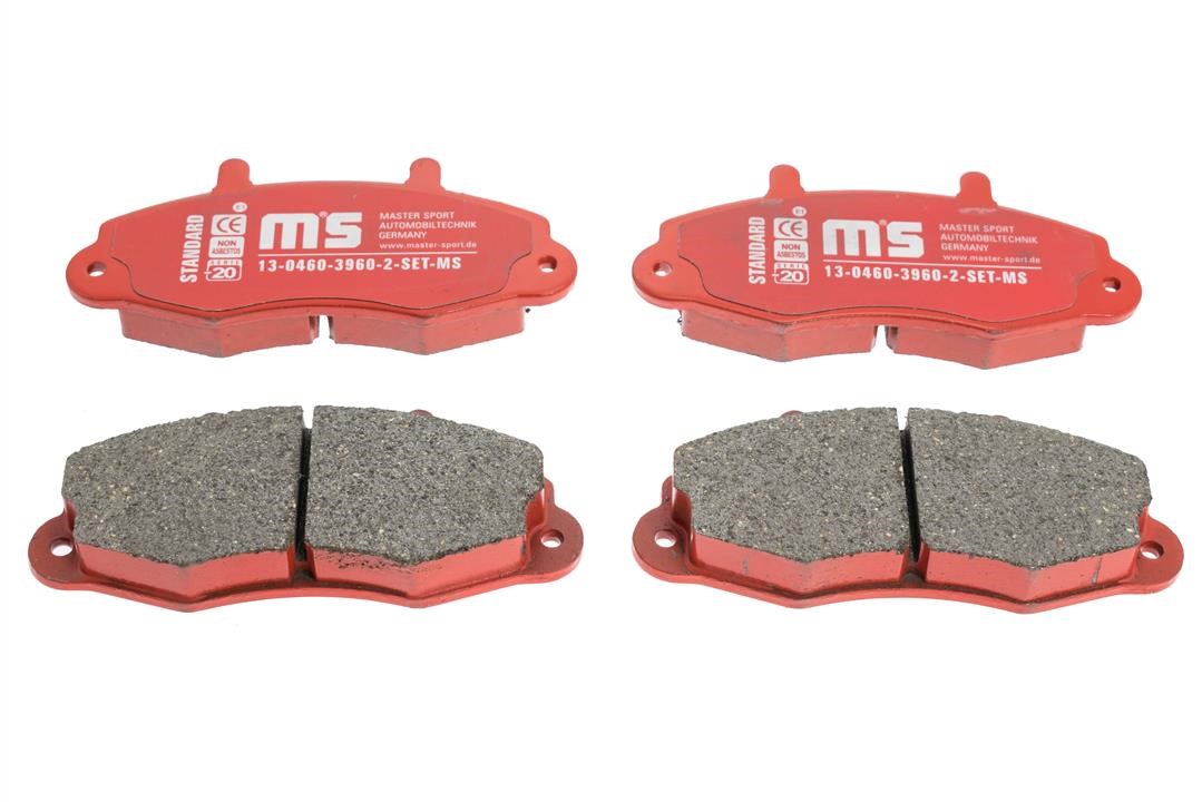 Brake Pad Set, disc brake Master-sport 13-0460-3960-2-SET-MS