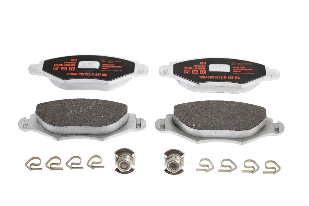 Brake Pad Set, disc brake Master-sport 13-0460-3975-2K-SET-MS