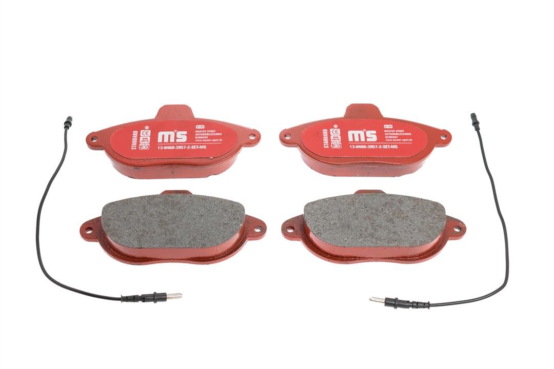 Brake Pad Set, disc brake Master-sport 13-0460-3957-2-SET-MS