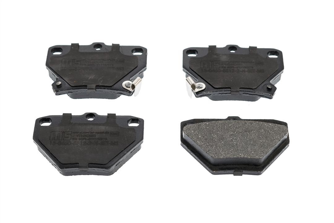 Brake Pad Set, disc brake Master-sport 13-0460-5812-2N-SET-MS