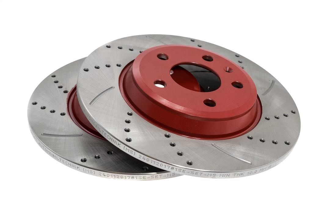 Rear brake disc, non-ventilated Master-sport 24011201781SE-SET-MS