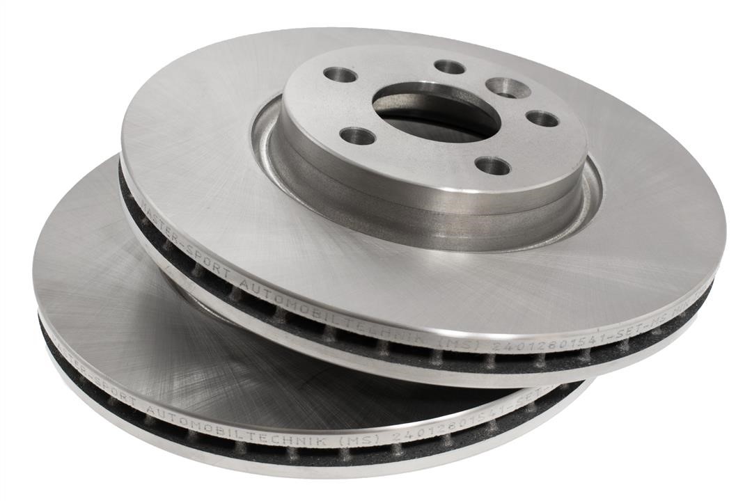 Front brake disc ventilated Master-sport 24-0128-0154-1-SET-MS