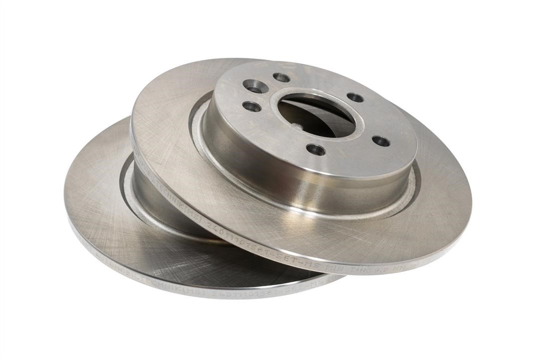 Rear brake disc, non-ventilated Master-sport 24-0111-0158-1-SET-MS