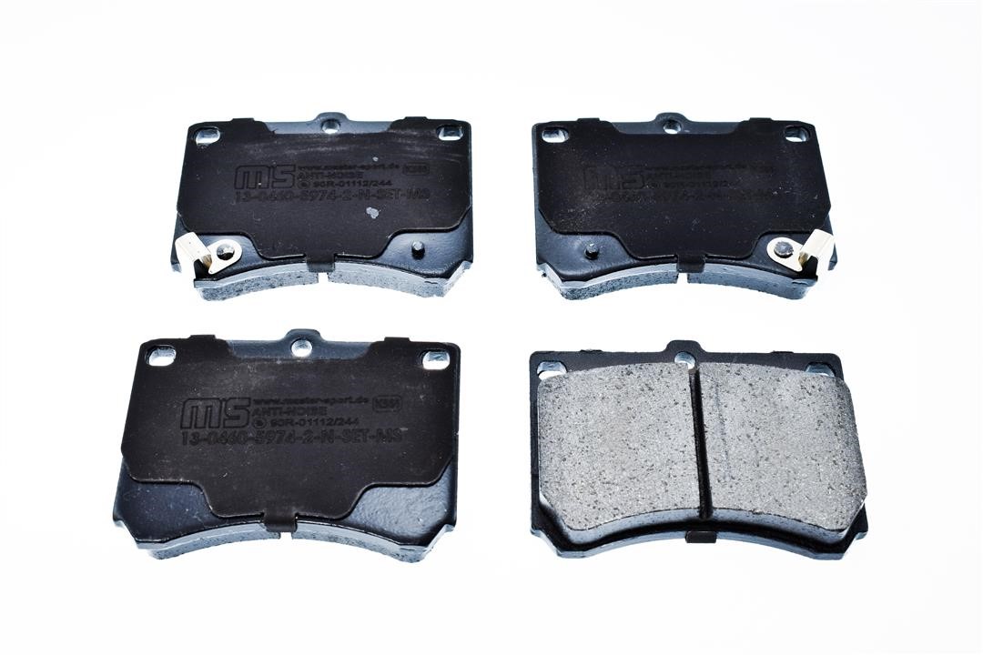 Brake Pad Set, disc brake Master-sport 13-0460-5974-2N-SET-MS