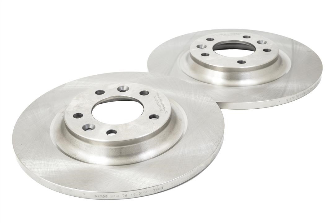 Rear brake disc, non-ventilated Master-sport 24-0112-0174-1-SET-MS