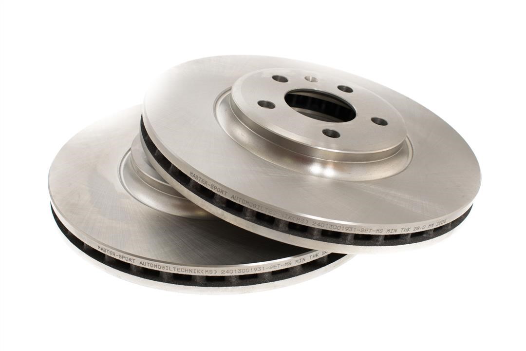 Front brake disc ventilated Master-sport 24-0130-0193-1-SET-MS