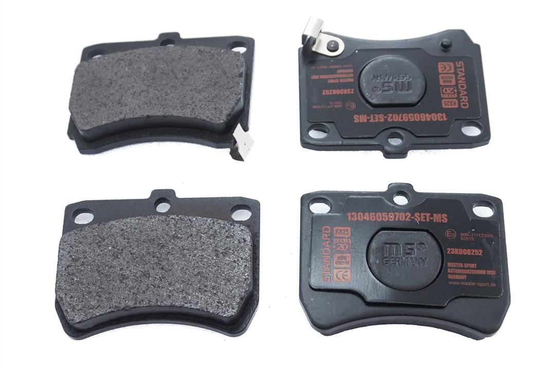 Brake Pad Set, disc brake Master-sport 13046059702-SET-MS