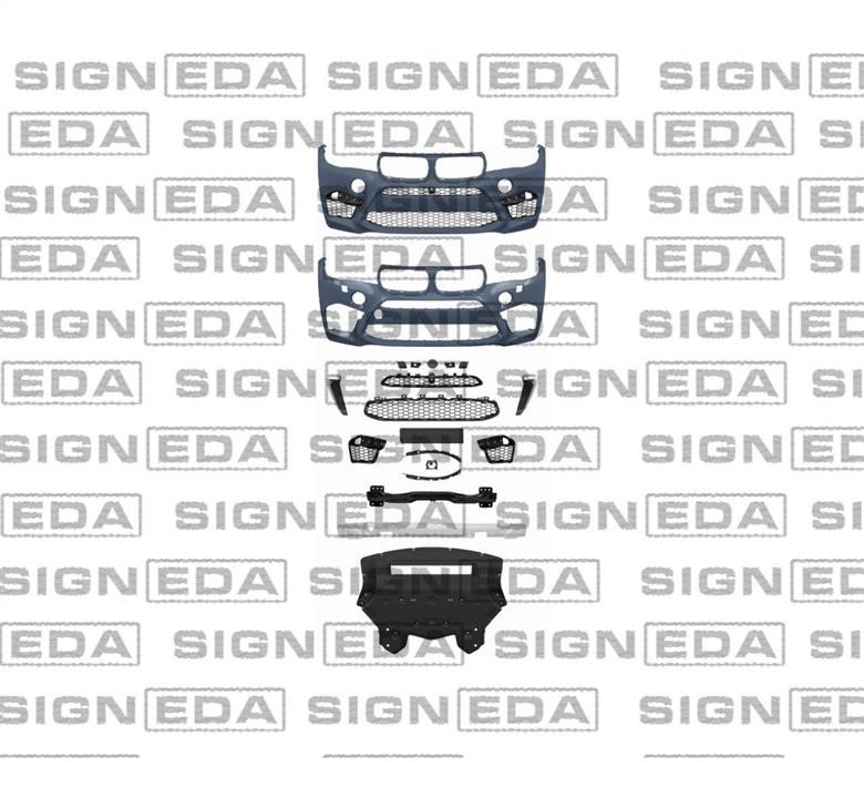 Signeda PBM04138SET Front bumper PBM04138SET