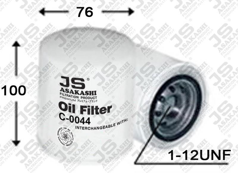 JS Asakashi C0044 Oil Filter C0044