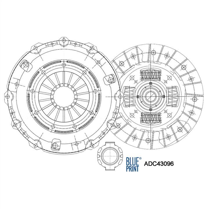 Blue Print ADC43096 Clutch kit ADC43096