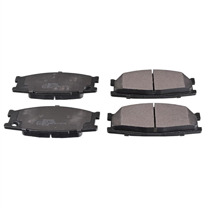 Disc brake pad set Jaguar E-Type Convertible: ADC44260 Blue Print Brake pad set