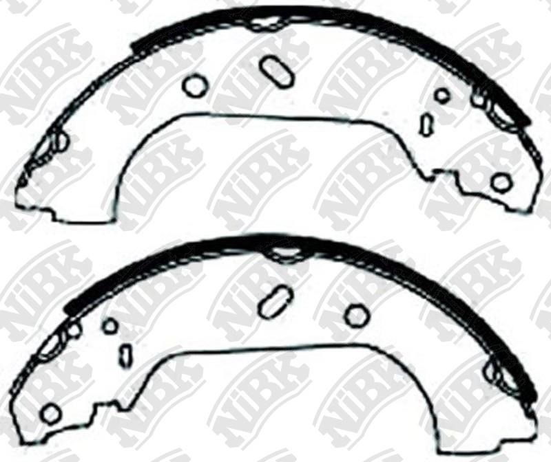 NiBK FN0548 Brake shoe set FN0548