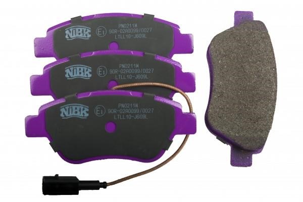 NiBK PN0211 Brake Pad Set, disc brake PN0211