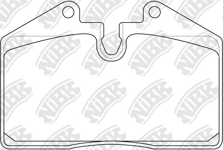 NiBK PN0267 Brake Pad Set, disc brake PN0267