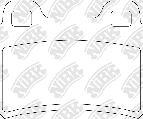 NiBK PN0294 Brake Pad Set, disc brake PN0294