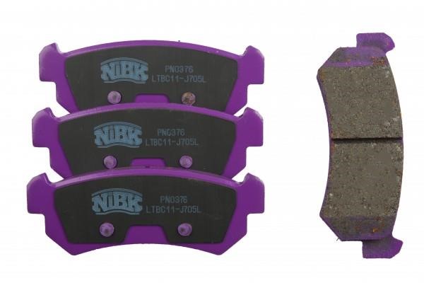NiBK PN0376 Brake Pad Set, disc brake PN0376