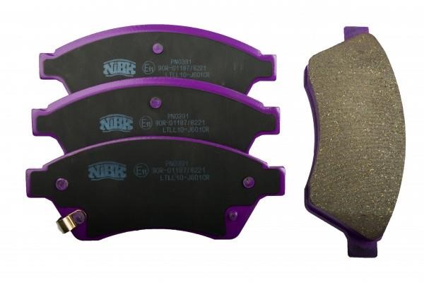 NiBK PN0391 Brake Pad Set, disc brake PN0391