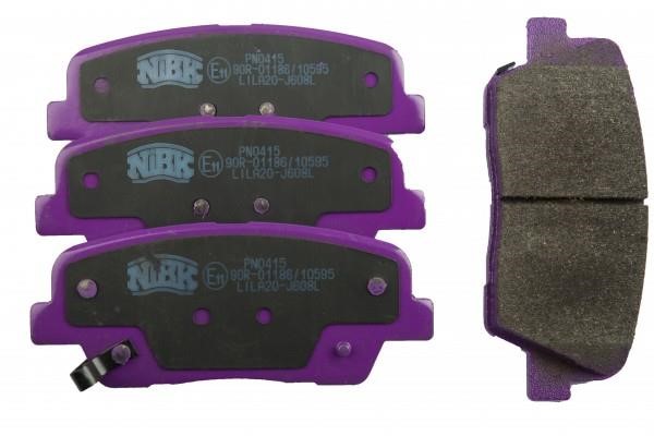 NiBK PN0415 Rear disc brake pads, set PN0415
