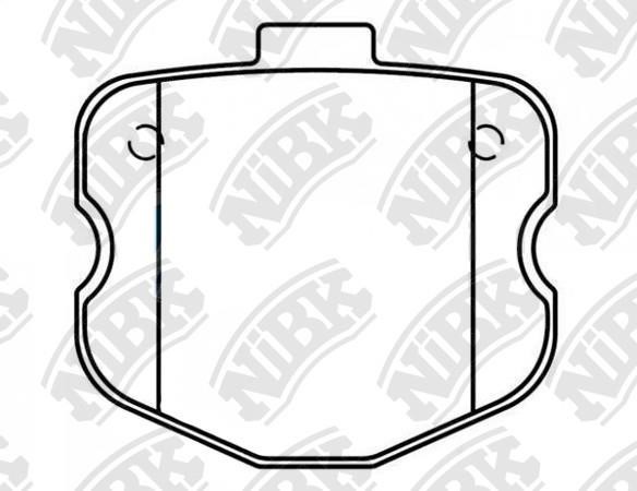 NiBK PN0523 Brake Pad Set, disc brake PN0523