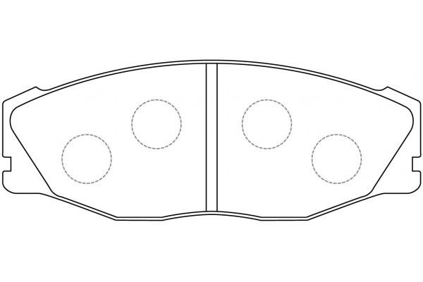 NiBK PN1157 Brake Pad Set, disc brake PN1157