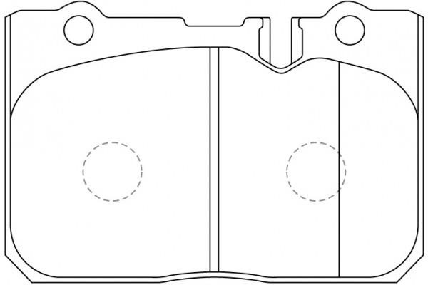 NiBK PN1370 Brake Pad Set, disc brake PN1370
