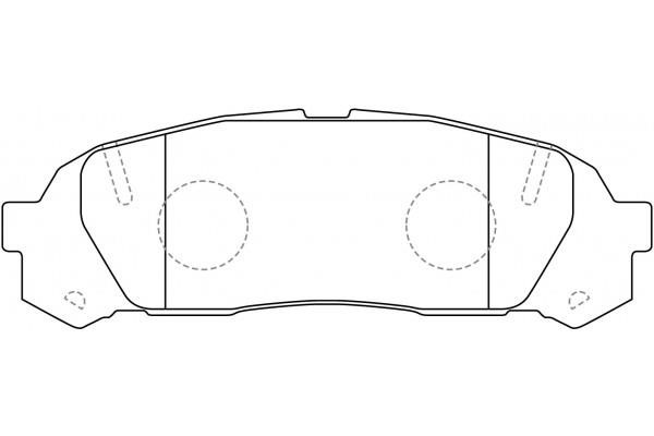 NiBK PN1409 Brake Pad Set, disc brake PN1409