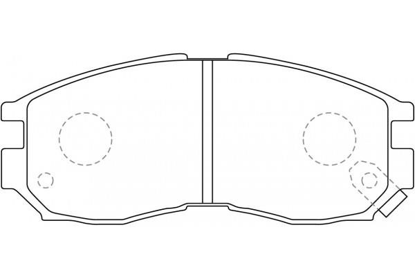 NiBK PN3271 Brake Pad Set, disc brake PN3271