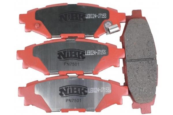 NiBK PN7501S Brake Pad Set, disc brake PN7501S