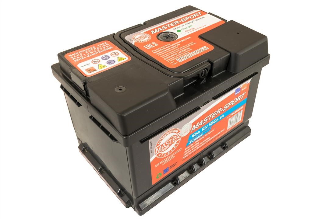 Master-sport 780615502 Battery Master-sport 12V 61AH 550A(EN) R+ 780615502