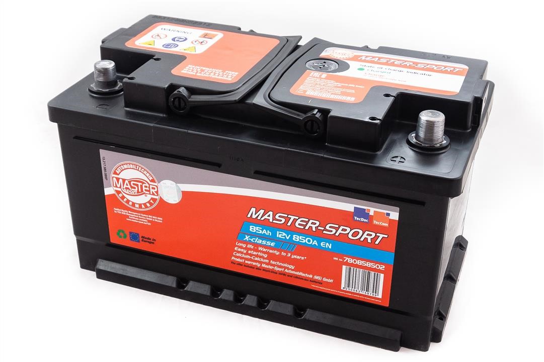 Master-sport 780858502 Battery Master-sport 12V 85AH 850A(EN) R+ 780858502