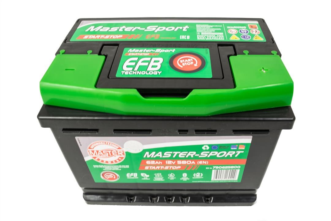 Master-sport 790625800 Battery Master-sport 12V 62AH 580A(EN) R+ 790625800