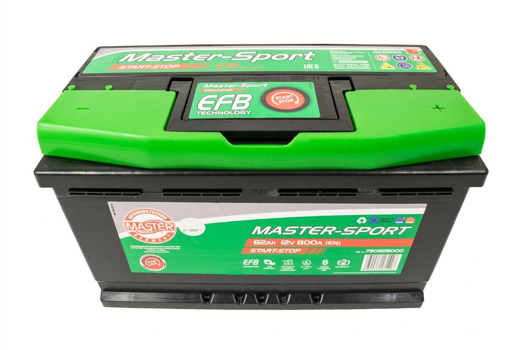Master-sport 790828000 Battery Master-sport 12V 82AH 800A(EN) R+ 790828000