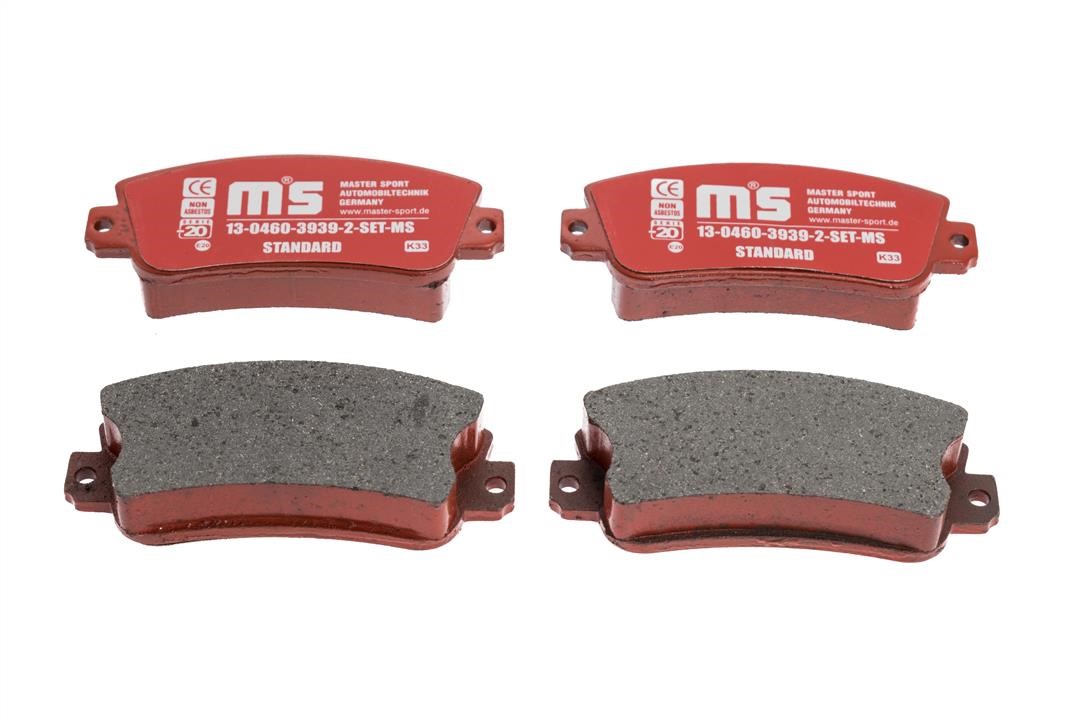 Master-sport 13-0460-3939-2-SET-MS Brake Pad Set, disc brake 13046039392SETMS