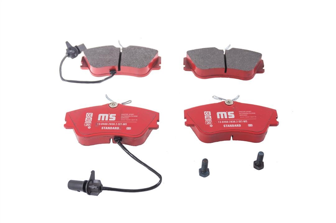 Master-sport 13-0460-2838-2-SET-MS Brake Pad Set, disc brake 13046028382SETMS