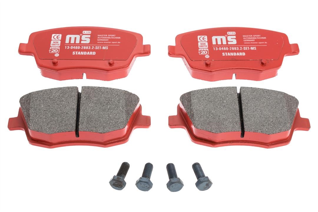 Master-sport 13-0460-2883-2-SET-MS Brake Pad Set, disc brake 13046028832SETMS