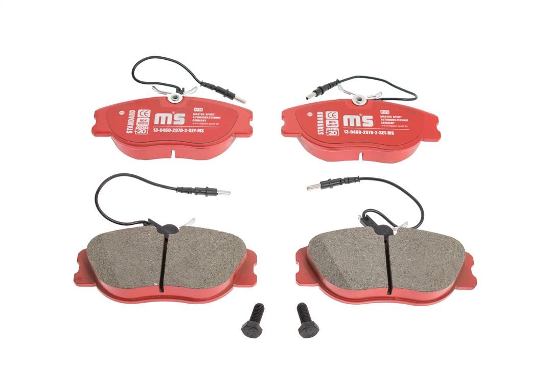 Master-sport 13-0460-2978-2-SET-MS Brake Pad Set, disc brake 13046029782SETMS