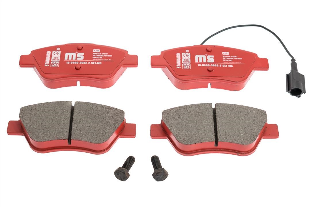 Master-sport 13-0460-3982-2-SET-MS Brake Pad Set, disc brake 13046039822SETMS