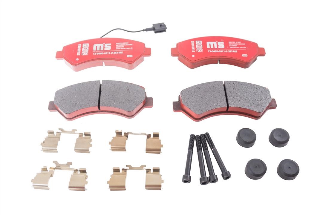 Master-sport 13-0460-4811-2-SET-MS Brake Pad Set, disc brake 13046048112SETMS