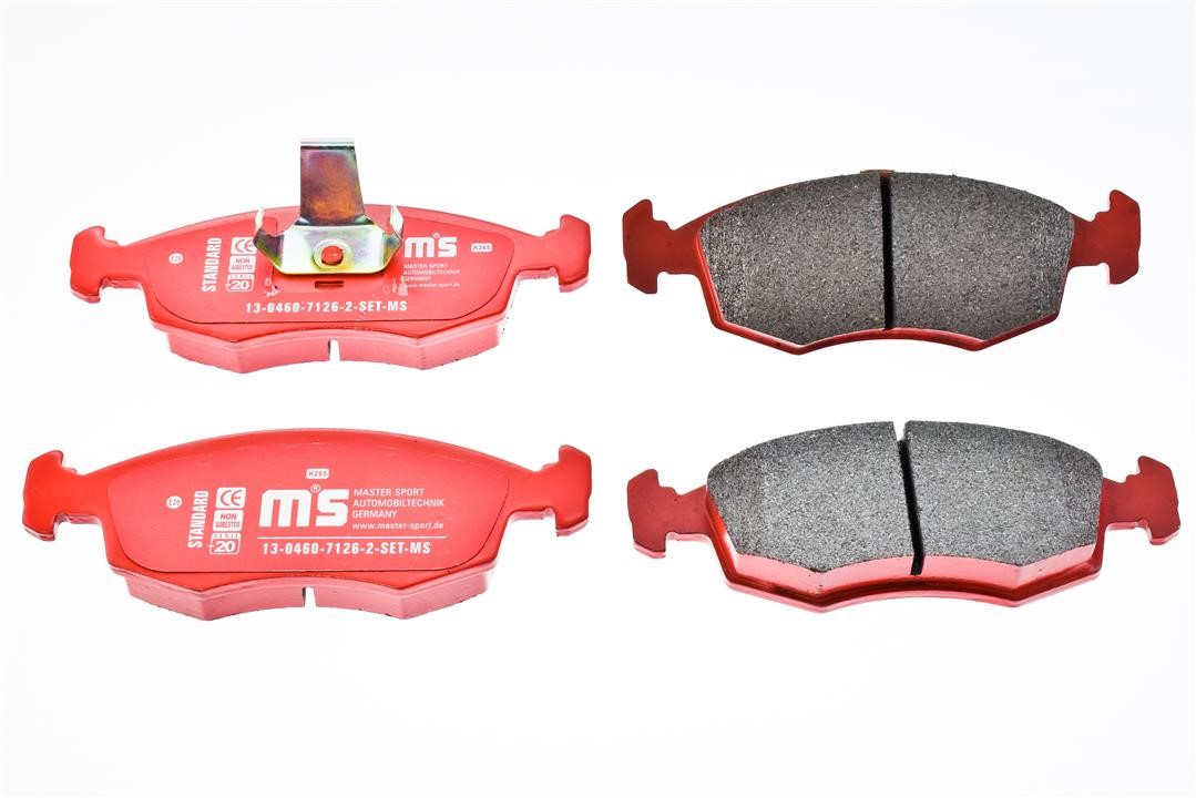 Master-sport 13-0460-7126-2-SET-MS Brake Pad Set, disc brake 13046071262SETMS