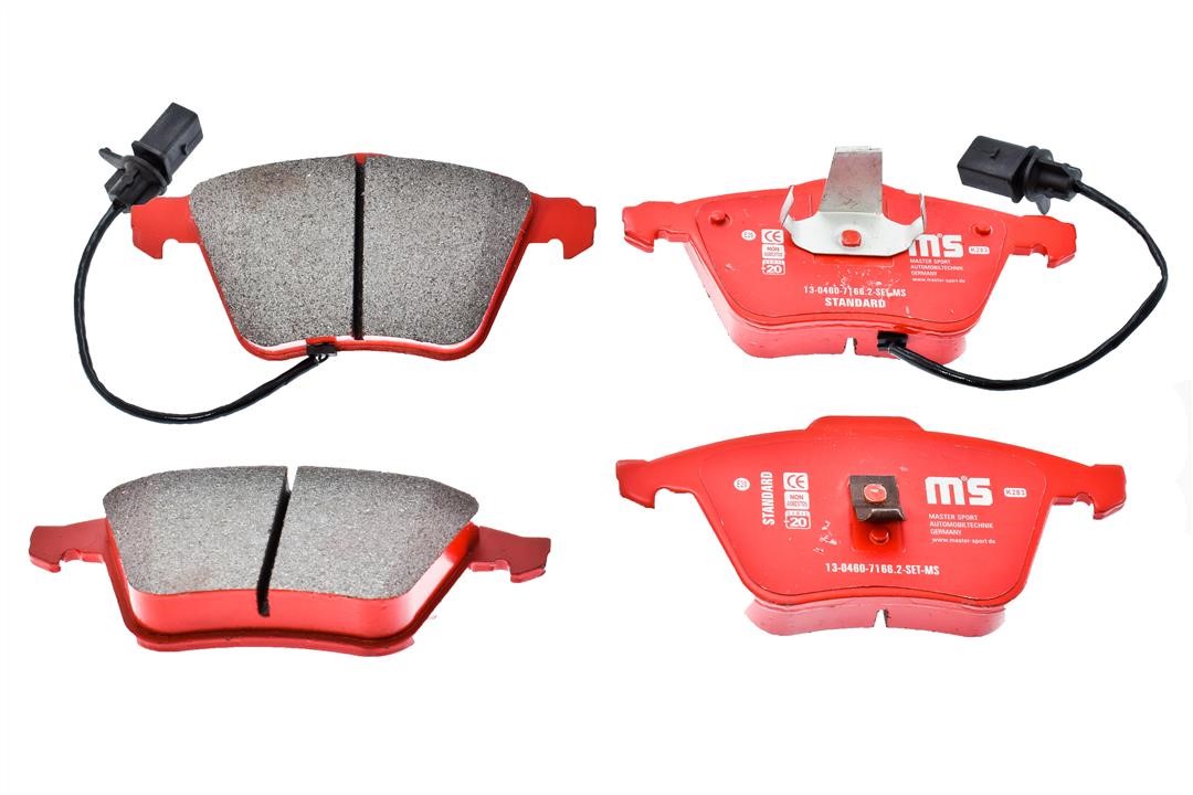 Master-sport 13-0460-7166-2-SET-MS Brake Pad Set, disc brake 13046071662SETMS