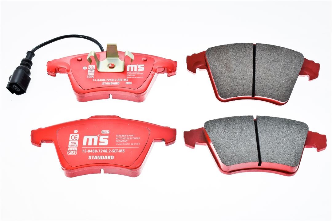 Master-sport 13-0460-7240-2-SET-MS Brake Pad Set, disc brake 13046072402SETMS