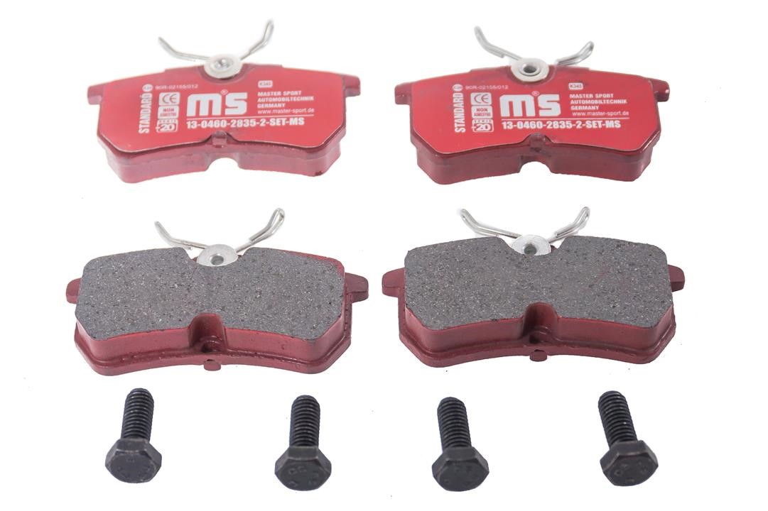 Master-sport 13-0460-2835-2-SET-MS Brake Pad Set, disc brake 13046028352SETMS