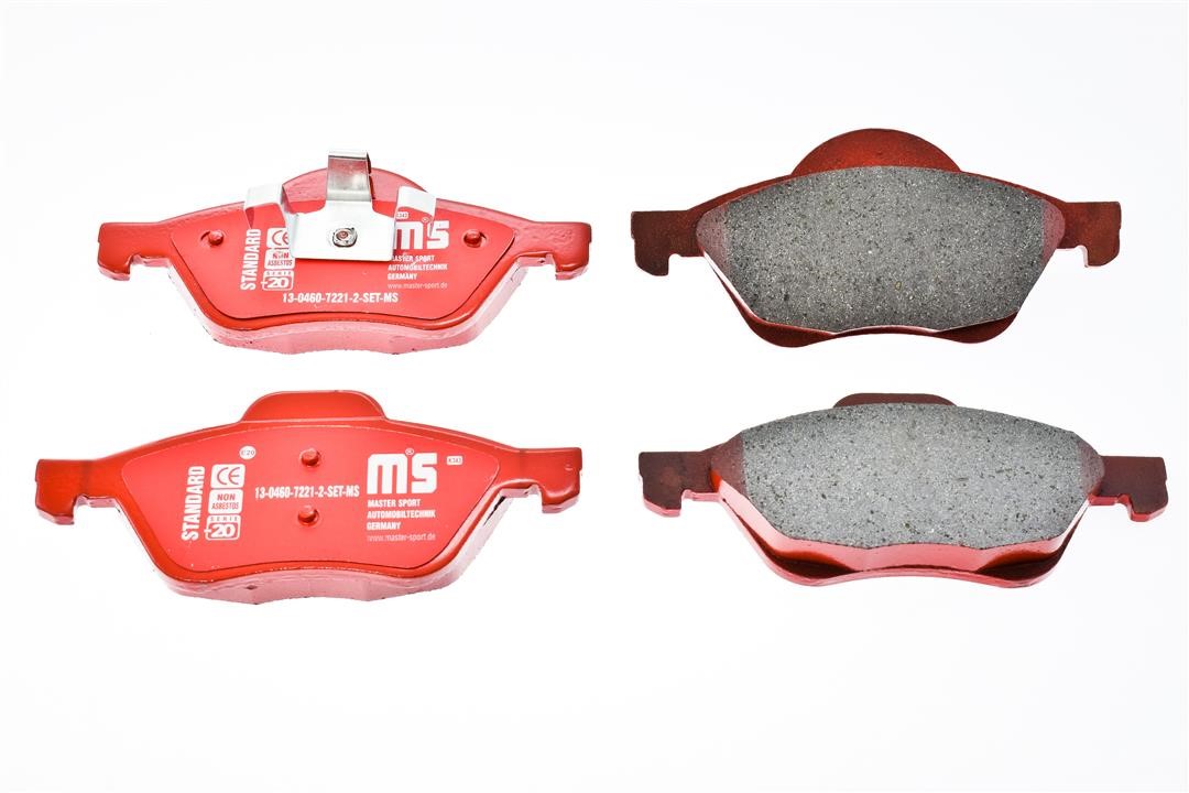 Master-sport 13-0460-7221-2-SET-MS Brake Pad Set, disc brake 13046072212SETMS