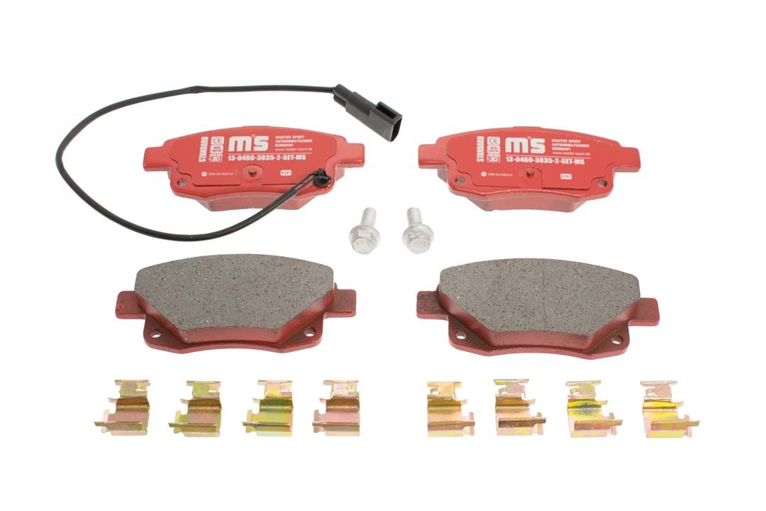 Master-sport 13-0460-3835-2-SET-MS Brake Pad Set, disc brake 13046038352SETMS